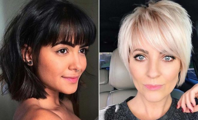 23 Trendy Ways to Wear Short Hair with Bangs  StayGlam