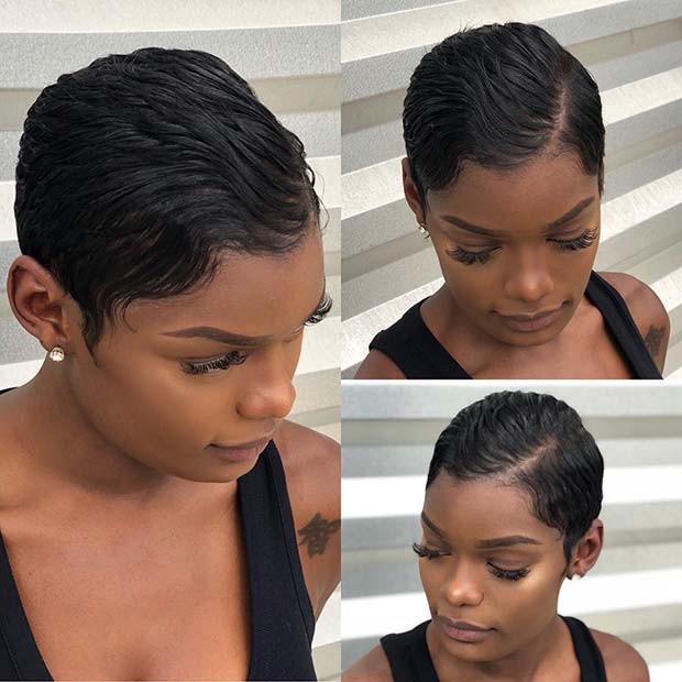  Sleek Short Pixie Cut for Black Women