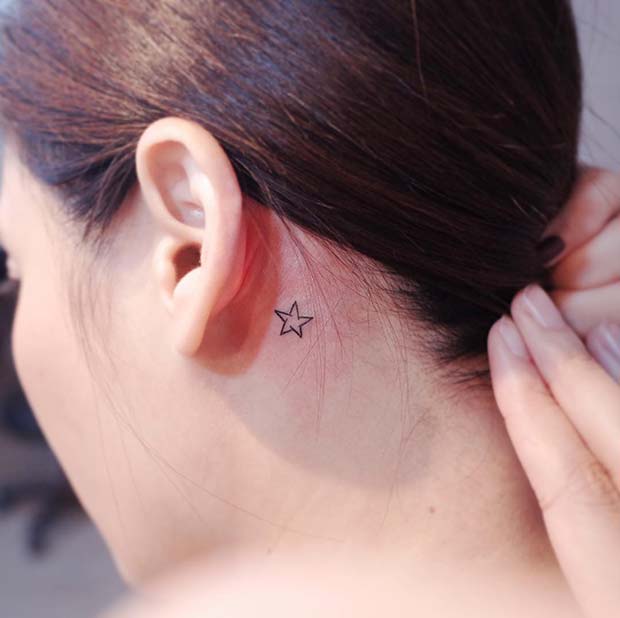 Tiny Star Tattoo for Women