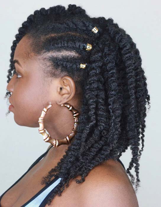 Twist Out Hairstyle for Natural Hair