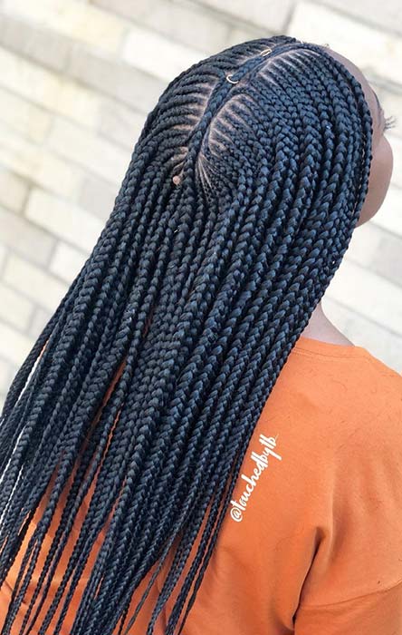 Unique, Feed in Layered Braids