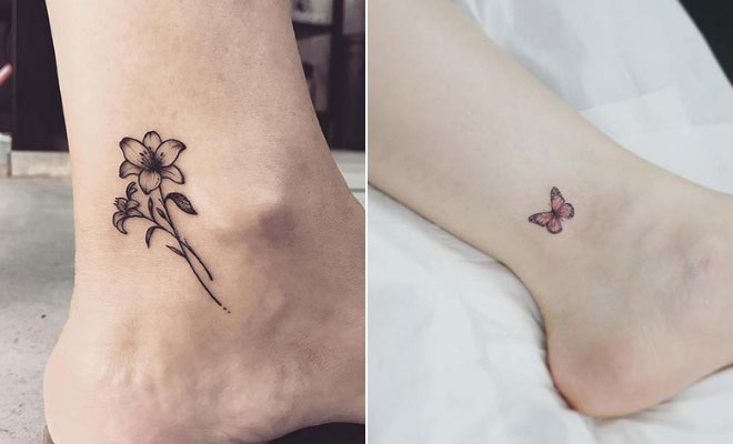 40 Adorable Ankle Tattoos Designs For Women That Will Flaunt Your Walk