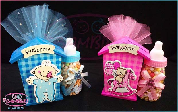 Cute Baby Bottles with Candy