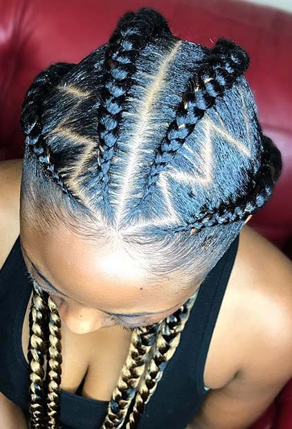 43 Cool Ways to Wear Feed In Cornrows  Page 3 of 4  StayGlam