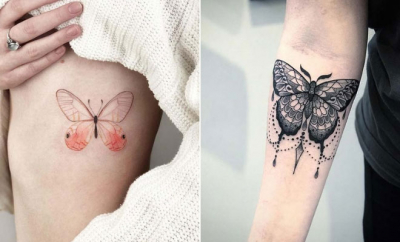 61 Pretty Butterfly Tattoo Designs and Placement Ideas - StayGlam