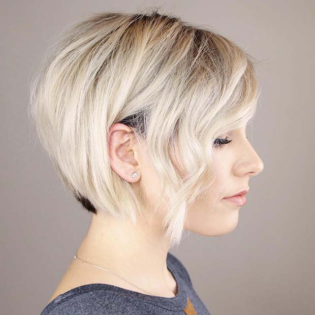 Chic Blonde Bob Hairstyle