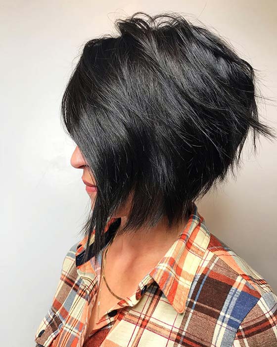 Edgy, Short Bob Hair Idea