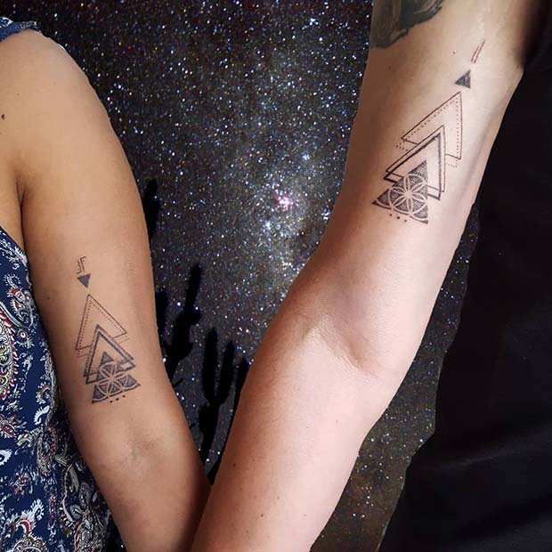 Geometric Matching Tattoos