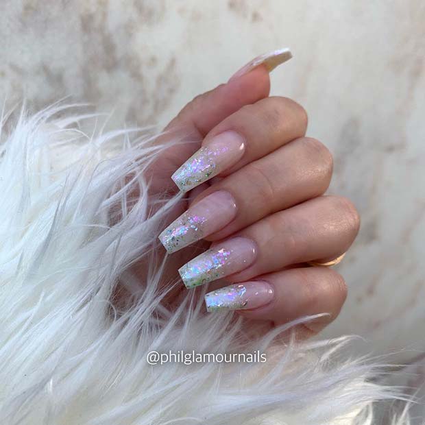 Glitter French Tips