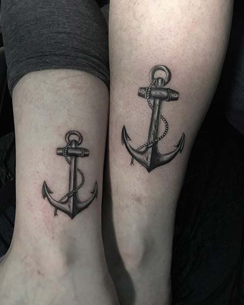 Aggregate 91 about anchor couple tattoos super cool  indaotaonec