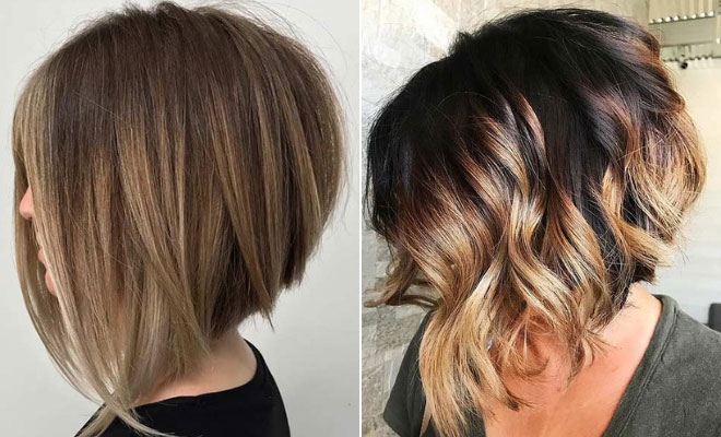 Stacked Bob Haircuts