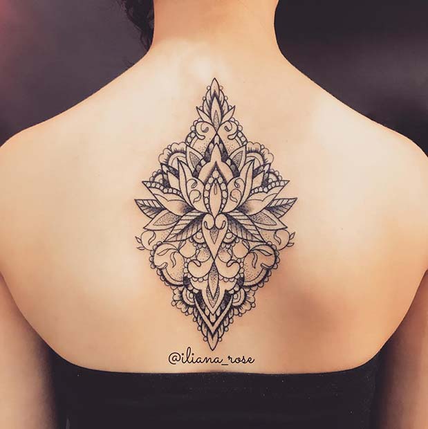 Statement Making Lotus Tattoo 