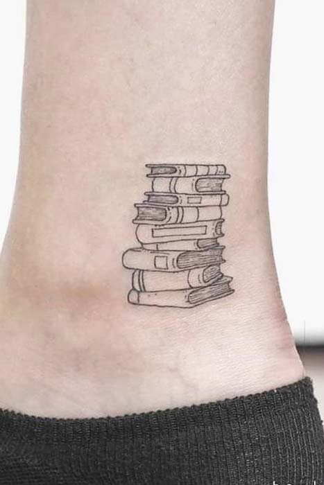 Tiny Book Tattoo Idea