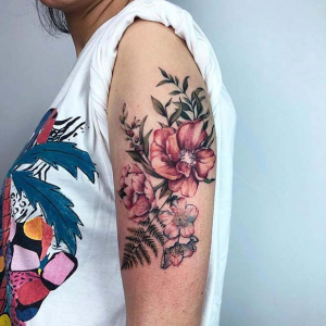 47 Breathtaking Watercolor Flower Tattoos - StayGlam