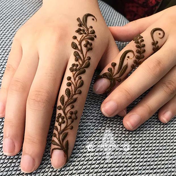 Ironisch Afrikaanse Boven hoofd en schouder 43 Simple Henna Designs That Are Easy to Draw - StayGlam - StayGlam