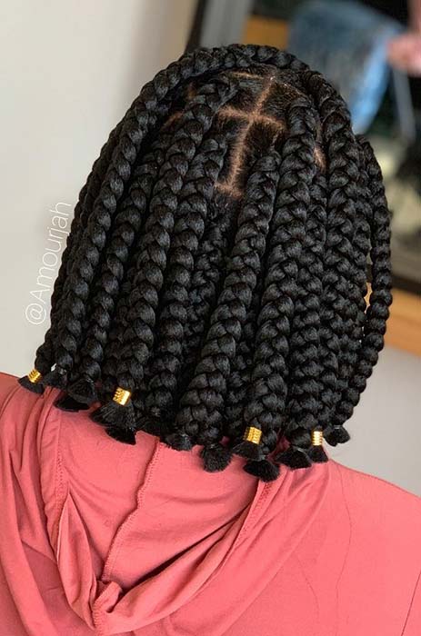 23 short box braid hairstyles perfect for warm weather