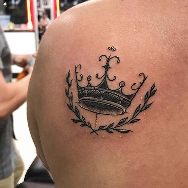 Cool Crown Tattoo Idea