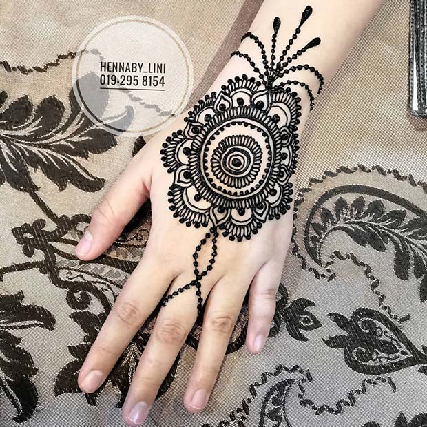 Simple Mandala Designs Henna