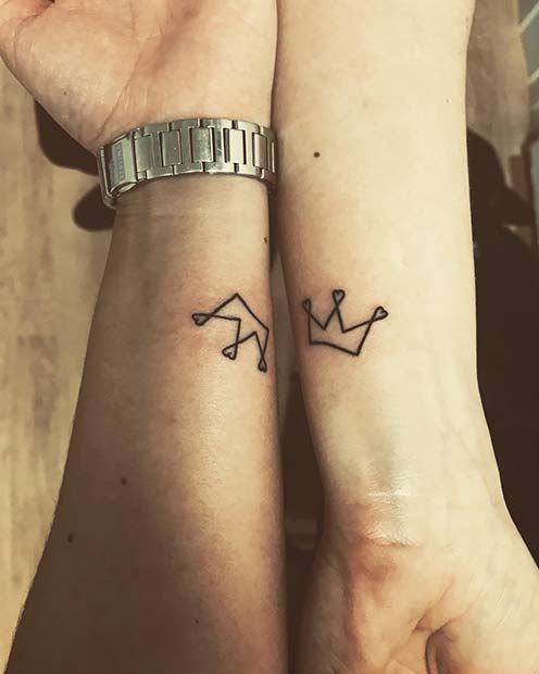 43 Creative Crown Tattoo Ideas for Women - StayGlam