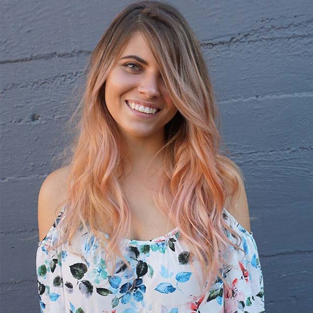 Pastel Blonde Ombre Hair