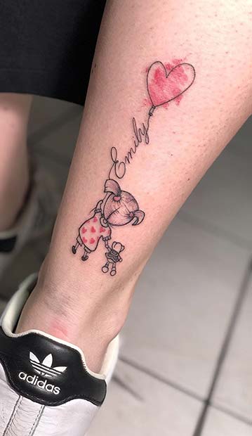Personalized Kid Tattoo for Moms 