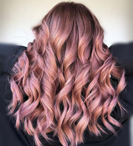 43 Trendy Rose Gold Hair Color Ideas - StayGlam - StayGlam