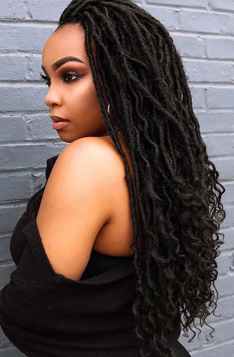 Simple and Stylish Faux Loc Hair