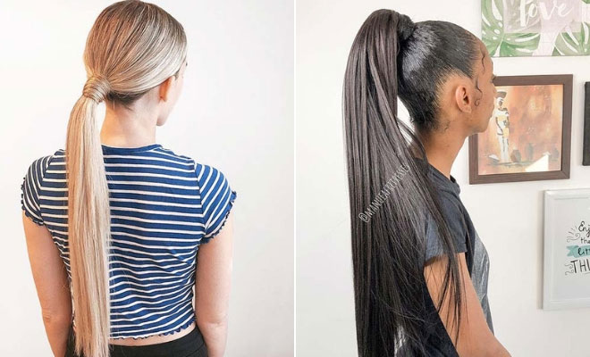 Pinterest ~Girly Girl ❤ Add me for More!!!😏 | Long ponytail hairstyles,  Straight hairstyles, Long hair styles