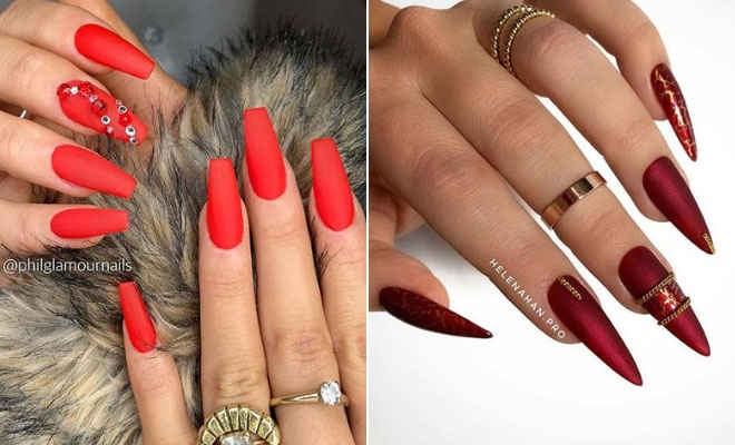 41 Pretty Ways To Wear Red Nails Page 2 Of 4 Stayglam