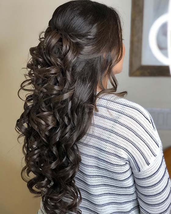 11 Quinceanera Hairstyles for Your Dream Day - crazyforus (560 x 700 Pixel)