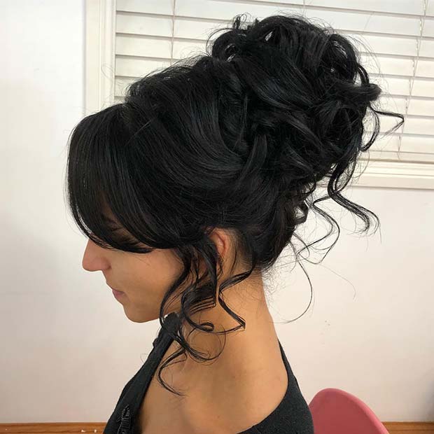 Beautiful Quinceanera Updo Idea