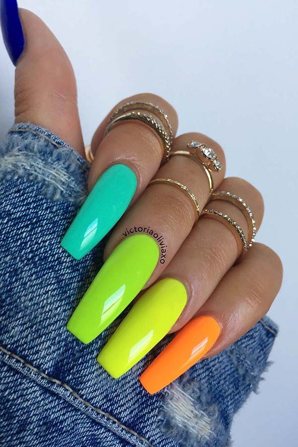 23 Colorful Nail Art Designs That Scream Summer Stayglam