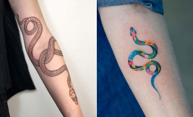 70 Traditional Snake Tattoo Designs For Men  Slick Ink Ideas