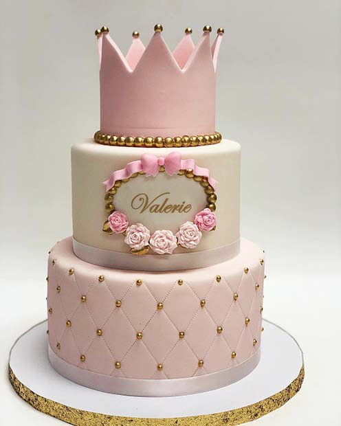 Gorgeous Cake with a Crown