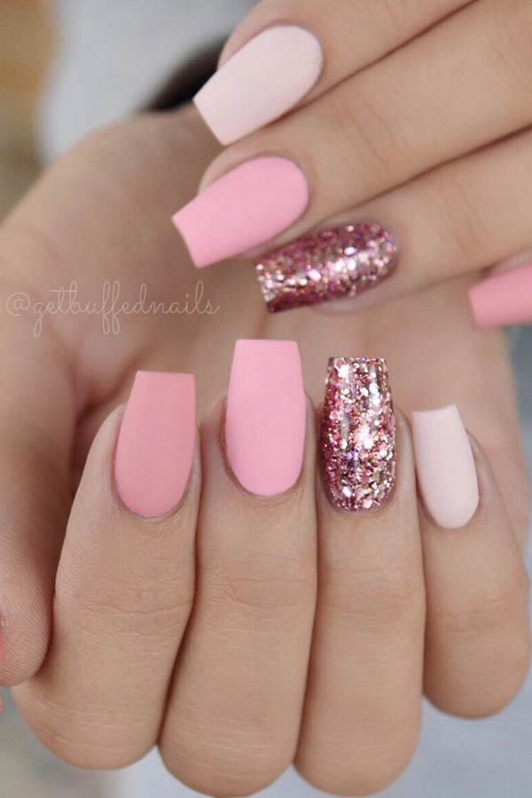 Light Pink Matte Nail Polish