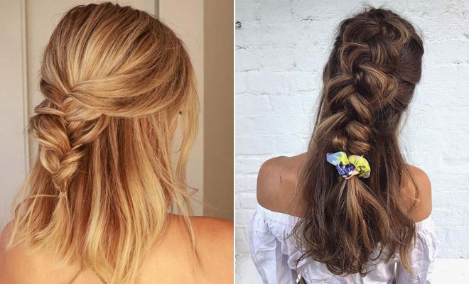 5. Half Up Half Down Braids with Blonde Hair - wide 10