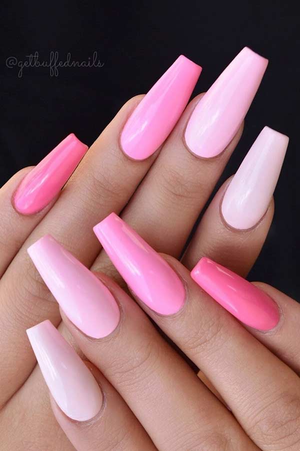 Simple Light Pink Nails