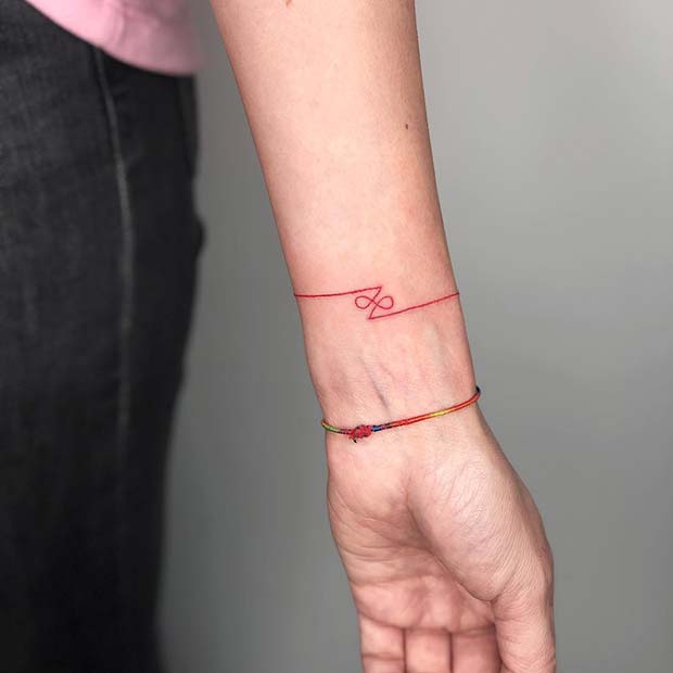 BH1706 1 piece Simple Bracelet Black Line Tattoo with Flower Wrist Strap,  Mandela pattern Temporary Tattoo for Hands Stickers - AliExpress