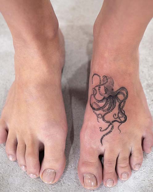 Unique Octopus Tattoo Idea