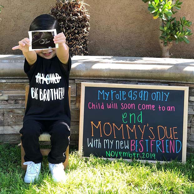 Cute Big Brother Pregnancy Announcement