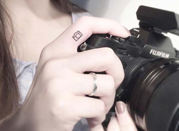 Share 67 camera tattoo on finger  thtantai2