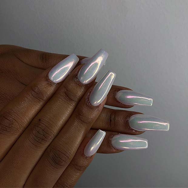 Glam Chrome Nails