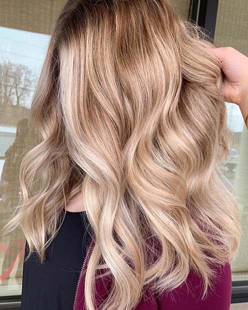 Unique Blonde Hair Color Idea