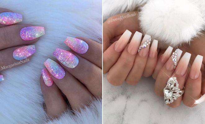 43 Crazy-Gorgeous Nail Ideas for Coffin Shaped Nails - StayGlam