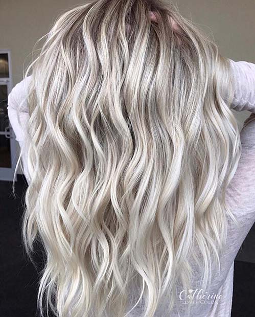 Platinum Blonde Hair Color Idea
