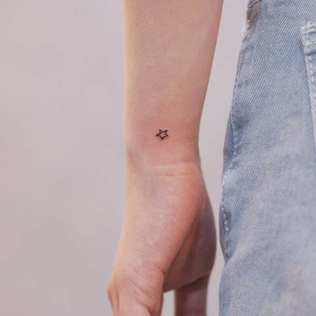 Tiny Star Tattoo Idea