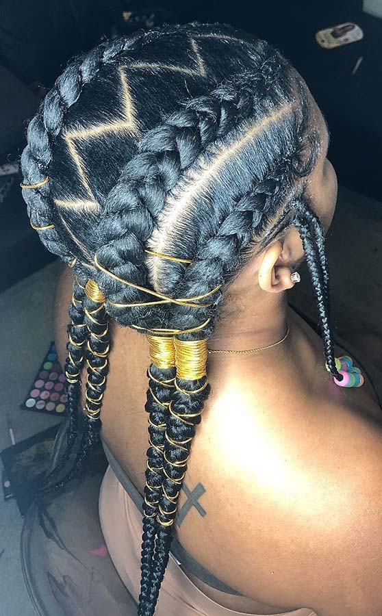 Trendy Cornrow Braids for Summer