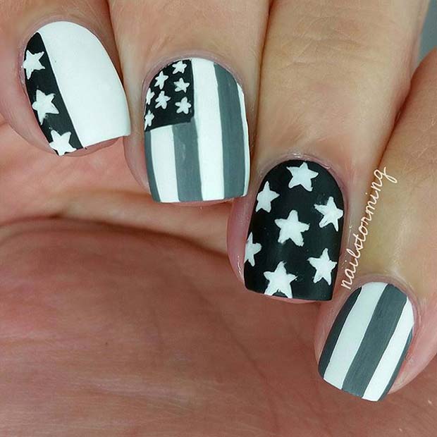 Unique 4th of July Nails
