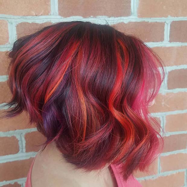 Vibrant Red Hair Idea