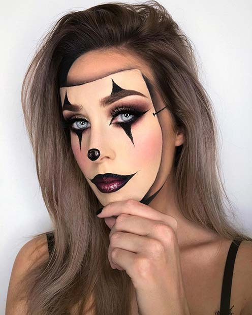 Amazing Clown Illusion Makeup